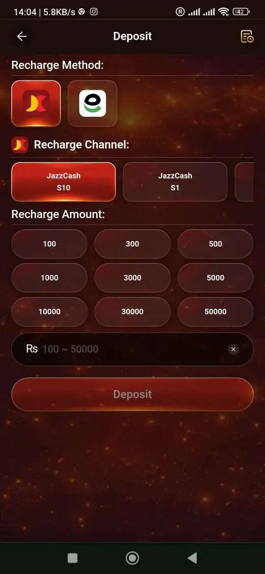 666 RS deposite